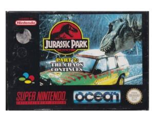 Jurassic Park : Part 2 (eur) m. kasse og manual (SNES)