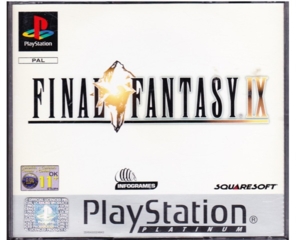 Final Fantasy IX u. manual (platinum) (Tysk)  (PS1)