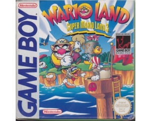 Wario Land : Super Mario Land 3 m. kasse og manual (GameBoy)