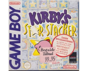 Kirby's Star Stacker m. kassse og manual (GameBoy)