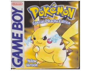 Pokemon Yellow m. kasse og manual (GameBoy)