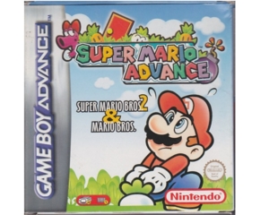 Super Mario Advance : Super Mario Bros. 2 m. kasse og manual (GBA)