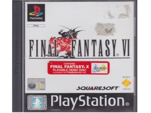 Final Fantasy VI u. manual (PS1)