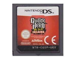 Guitar Hero : On Tour Decades u. kasse og manual (Nintendo DS)