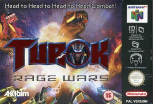Turok : Rage Wars m. kasse (slidt) og manual (N64)