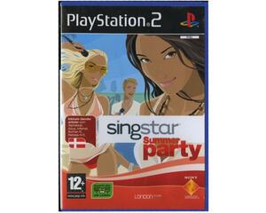 Singstar : Summer Party (dansk) u. manual (PS2)