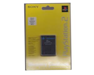 PS2 Memorycard 8mb orig. Sort (forseglet)