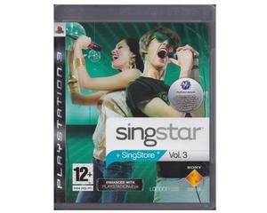 SingStar + SingStore vol 3 (PS3) (ikke i brug)