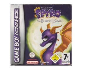 Spyro, The Legend of : The Eternal Night m. kasse og manual (GBA)