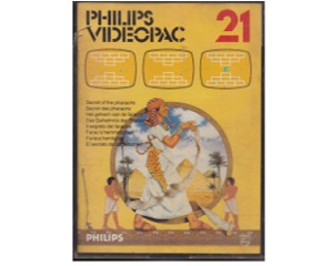 #21 Secrets of the Pharaohs m. kasse og manual