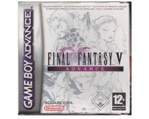 Final Fantasy V Advance m. kasse (GBA)