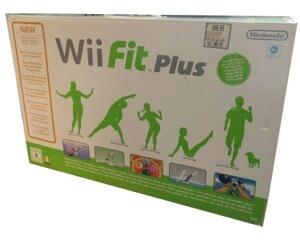 Wii Fit Board incl Wii Fit Plus m. kasse og manual (Wii)