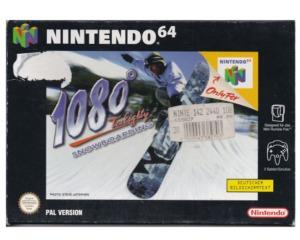 1080 Snowboarding m. kasse (slidt) og manual (N64)