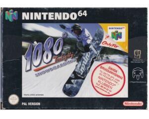 1080 Snowboarding m. kasse (slidt) og manual (N64)
