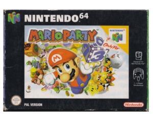 Mario Party m. kasse (slidt) og manual (slidt) (N64)