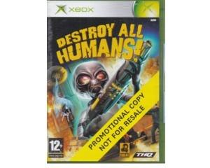 Destroy All Humans u. manual (promotional copy) (Xbox)