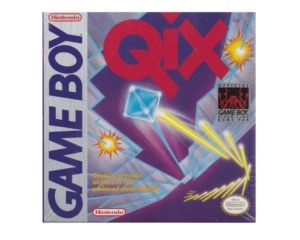 Qix m. kasse og manual (forseglet) (GameBoy)