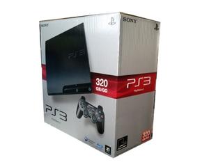 Playstation 3 320GB slim m. kasse og manual