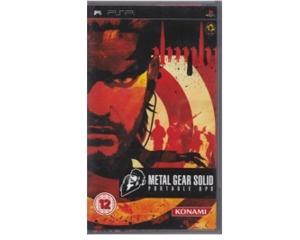 Metal Gear Solid : Portable Ops (PSP)