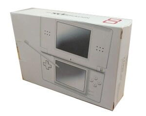 Nintendo DS Lite (hvid) (misfarvet) m. kasse og manual
