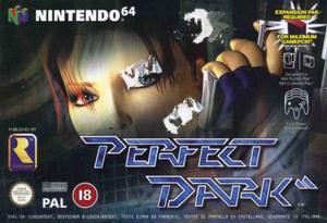 Perfect Dark m. kasse (slidt) og manual (N64)