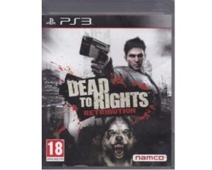 Dead to Rights : Retribution (PS3)