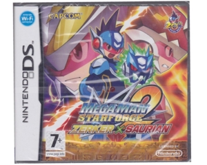 Mega Man Starforce 2 : Zerker x Saurian (forseglet) (Nintendo DS)