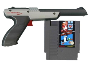 Super Mario Bros. 1 / Duck Hunt m. orig zapper (NES)