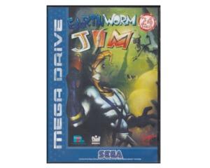 Earthworm Jim m. kasse og manual (SMD)
