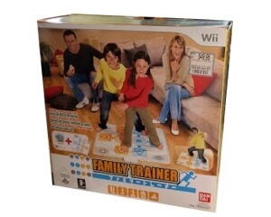 Family Trainer incl måtte m. kasse og manual (Wii)