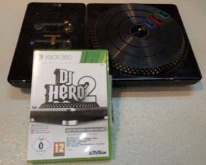 DJ Hero 2 Turntable m. spil (Xbox 360)