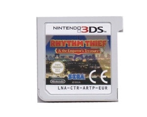 Rhythm Thief & the Emperor's Treasure u. kasse og manual (3DS)