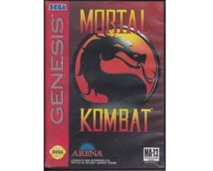Mortal Kombat (Genesis) m. kasse og manual (SMD)