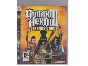 Guitar Hero III : Legends of Rock u. manual (PS3)