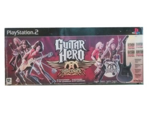 Guitar Hero : Aerosmith m. Guitar (komplet) (PS2)