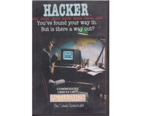 Hacker (bånd) u. manual (Commodore 64)