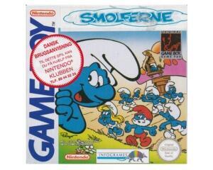 Smølferne m. kasse og manual (dk) (fah)(GameBoy)
