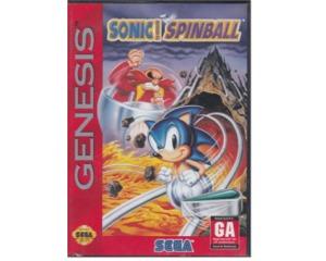 Sonic Spinball m. kasse og manual (Genesis) (SMD)