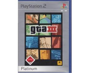 Grand Theft Auto 3 (platinum) (tysk kasse og manual) (PS2)