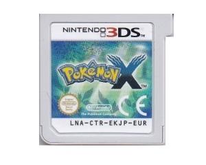 Pokemon X u. kasse og manual (3DS)