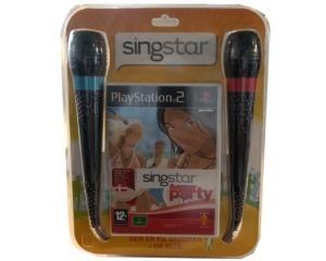 Singstar : Summer Party (dansk) m. mikrofoner (forseglet) (PS2)