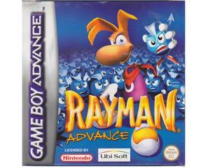 Rayman Advance m. kasse (slidt) og manual  (GBA)