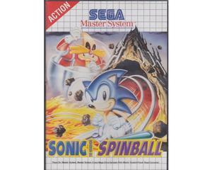 Sonic Spinball m. kasse og manual (SMS)