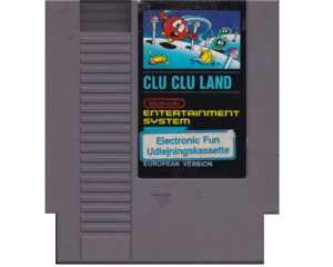 Clu clu land (dårlig label) (lejespil) (NES)