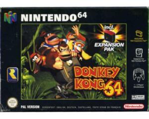 Donkey Kong 64 m. kasse og manual (N64)