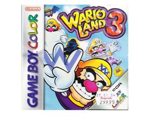 Wario Land III (GBC) m. kasse 
