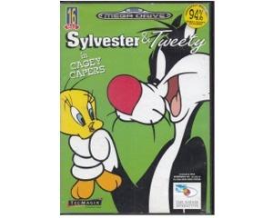 Sylvester and Tweety in Cagey Capers m. kasse og manual (SMD)