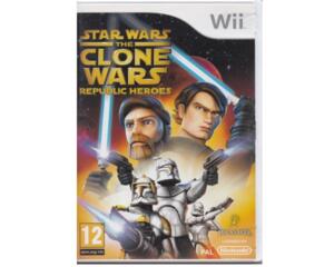 Star Wars : The Clone Wars : Republic Heroes u. manual (Wii)