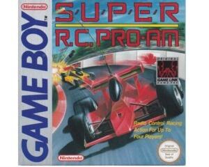 Super RC Pro Am m. kasse (skadet) og manual (GameBoy)