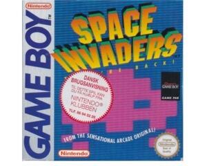 Space Invaders m. kasse (skadet) og manual (GameBoy)